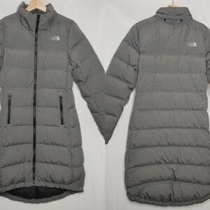 The North Face Metropolis III 550 Down Filled Puffer Parka Coat Gray NF0A3XE3 XS